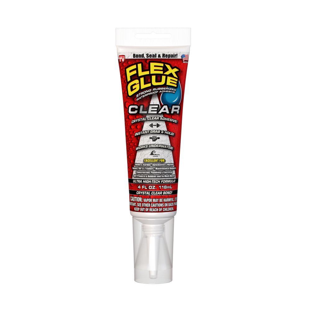 Flex Glue Strong Rubberized Waterproof Adhesive - 10 oz tube